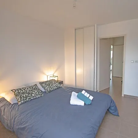 Apartment 4 Personnes, Grande Terrasse, Parking Prive, Wifi Montpellier